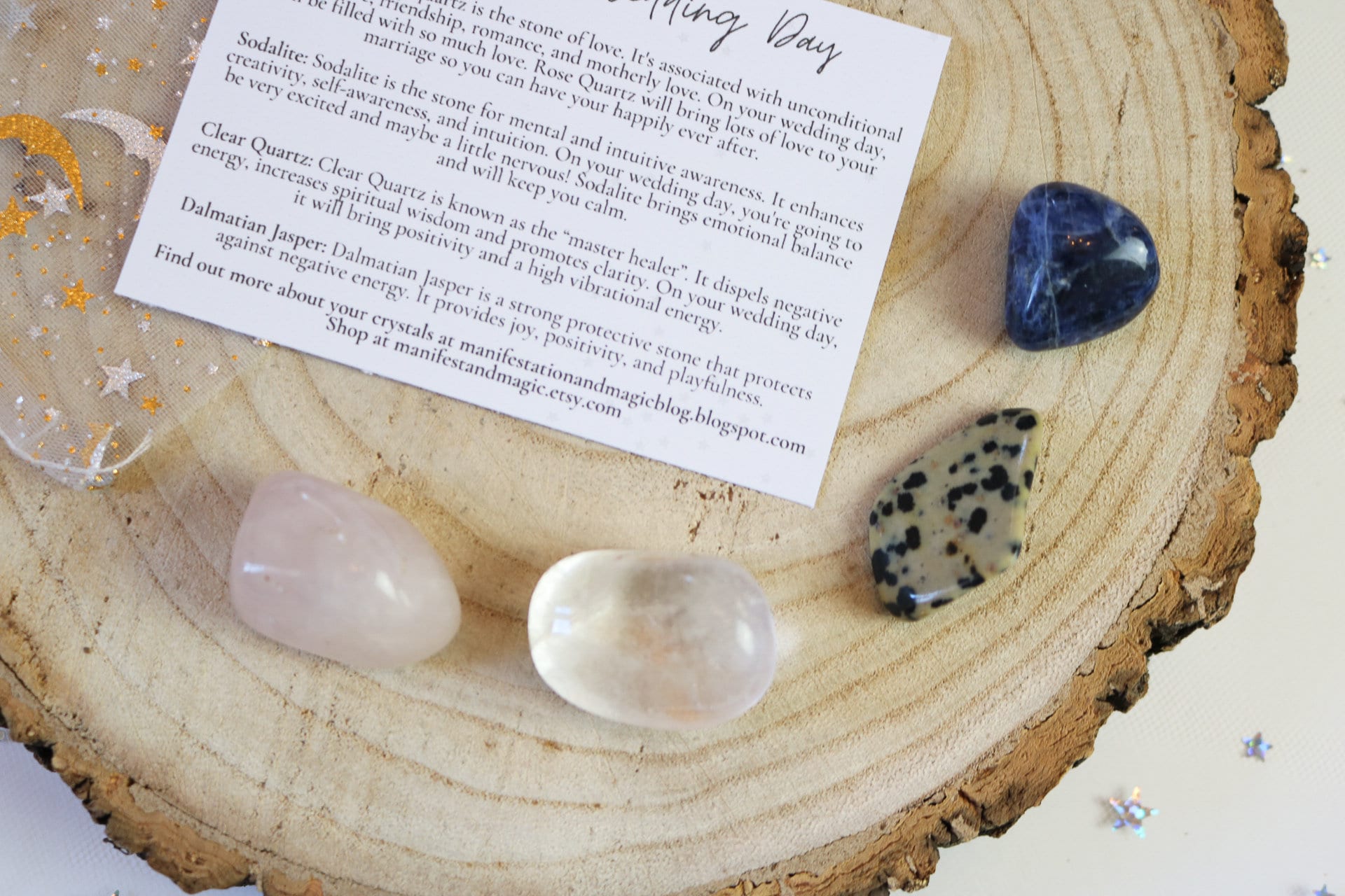 Crystals for wedding day Wedding day crystals Wedding Etsy