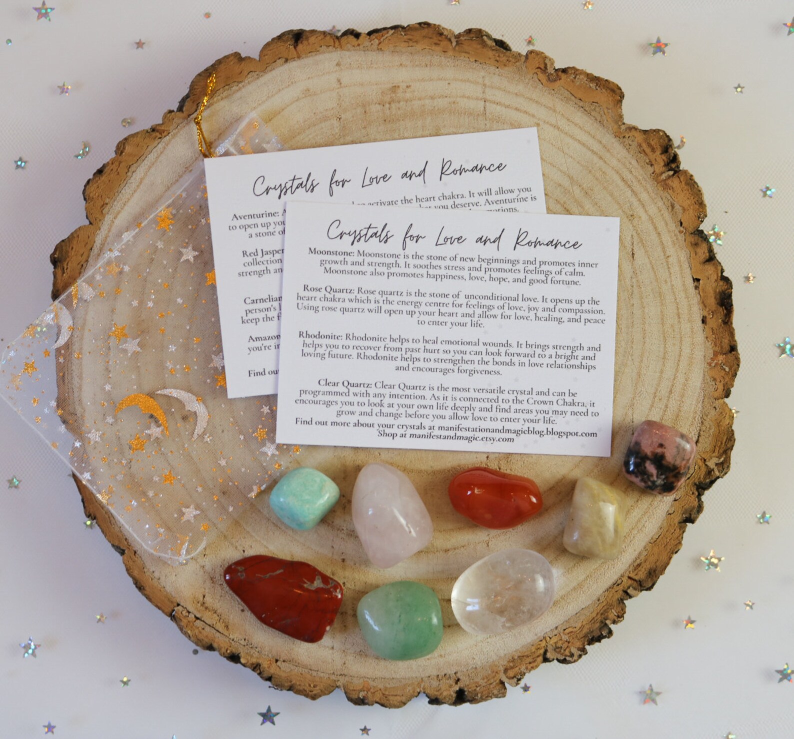 Crystal Set for Love Love Crystal Kit Manifestation Etsy