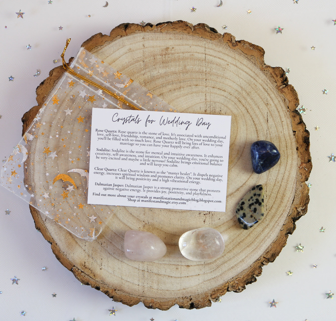 Crystals for wedding day Wedding day crystals Wedding Etsy