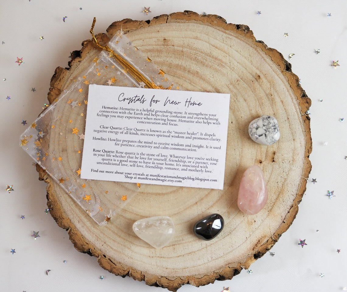 Crystals for new home Housewarming gift New home gifts New Etsy