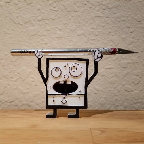 Hedgehog Pencil Holder Desk Accessories Home Office Crochet Etsy