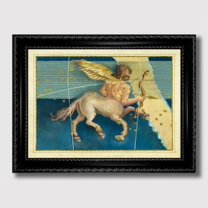 Schütze. Sternzeichen Kunstdruck