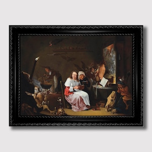 Witches’ Sabbath – Demonic Gathering for Black Magic, Occult Witchcraft Art Print, Devil Worship Reproduction