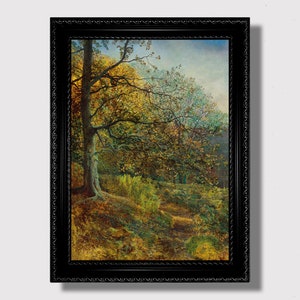 Wald in der Nähe von Leeds. Herbst Landschaft Wall Art.