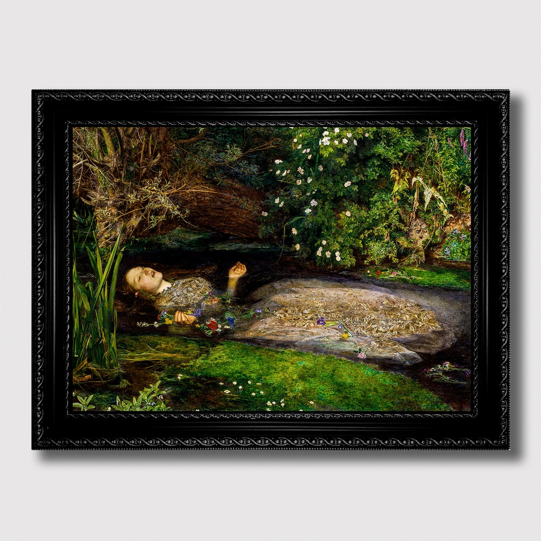 drowned-ophelia-pre-raphaelite-art-print-romantic-gothic-wall-decor