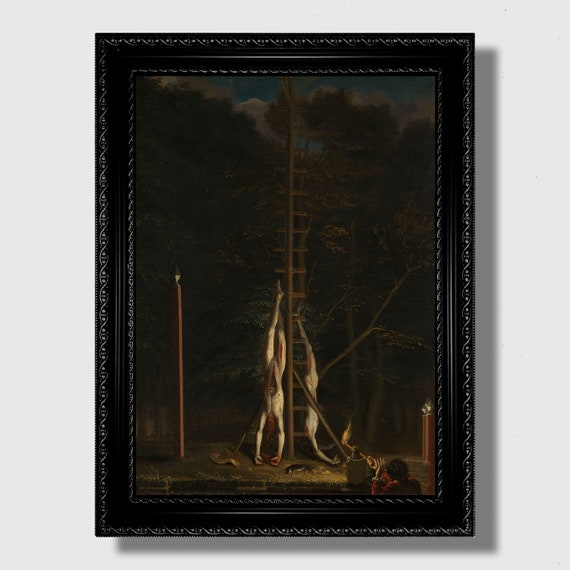 Macabre Execution Scene – the Corpses of the De Witt Brothers