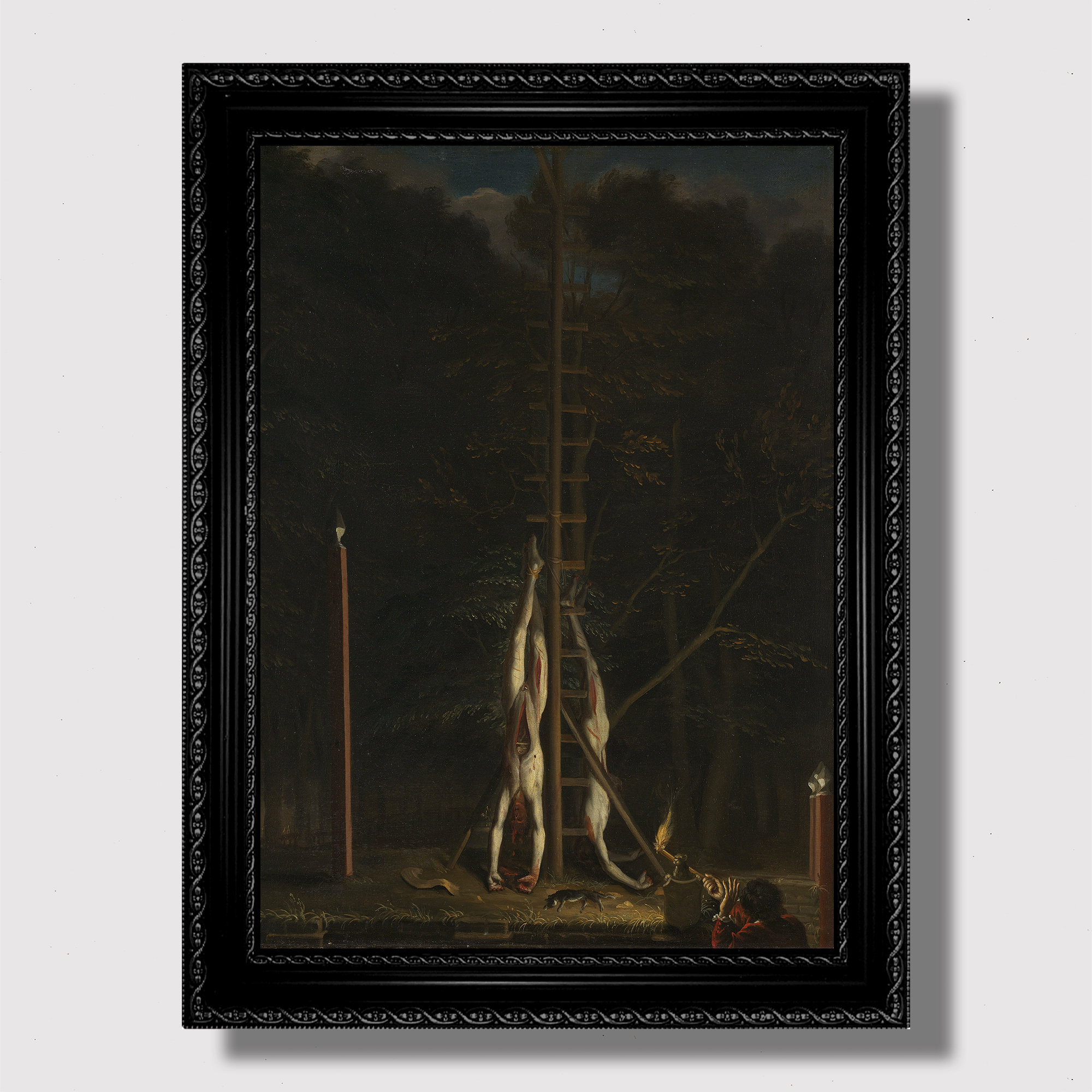 Macabre Execution Scene – the Corpses of the De Witt Brothers