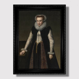 The Blood Countess – Elizabeth Bathory Portrait Print, Dark Feminine Power, Gothic Wall Decor, Macabre Gift for Witchy Souls