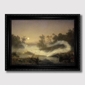 Scandinavian Fairy Dance – Mystical Forest Spirits in the Night, Nordic Folklore-Inspired Wall Art for Lovers of Magic and Nature