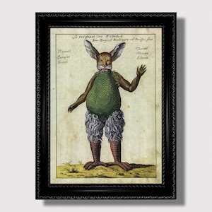 Beelzebub from Compendium Rarissimum – Occult Demon Art Print, Demonic Illustration, Gothic Grimoire Wall Hanging