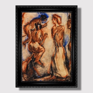 Hexenritt – Flight of Witches Occult Art Print, Dark Folklore Wall Decor