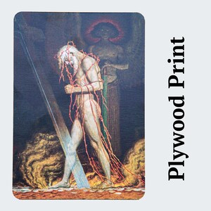 Flying Witch on a Broom – Dark Feminine Photo Print, Gothic Wall Decor image 5