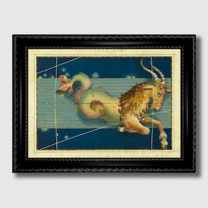 Capricorne. Impression artistique du zodiaque