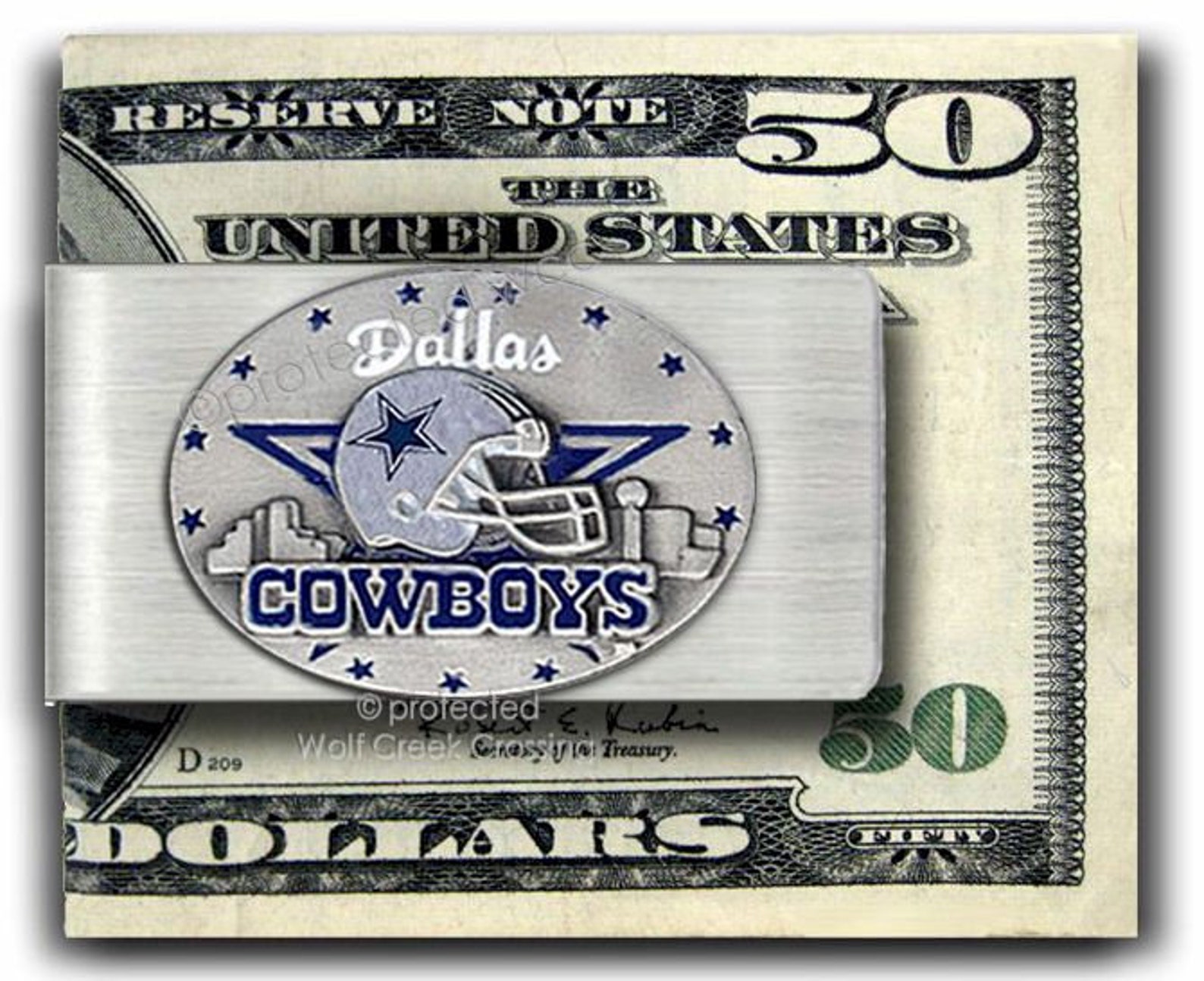 Large Dallas Cowboys Stainless Steel Money Clip NFL Football Etsy.de