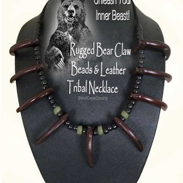 Bear Claw Necklace - Etsy
