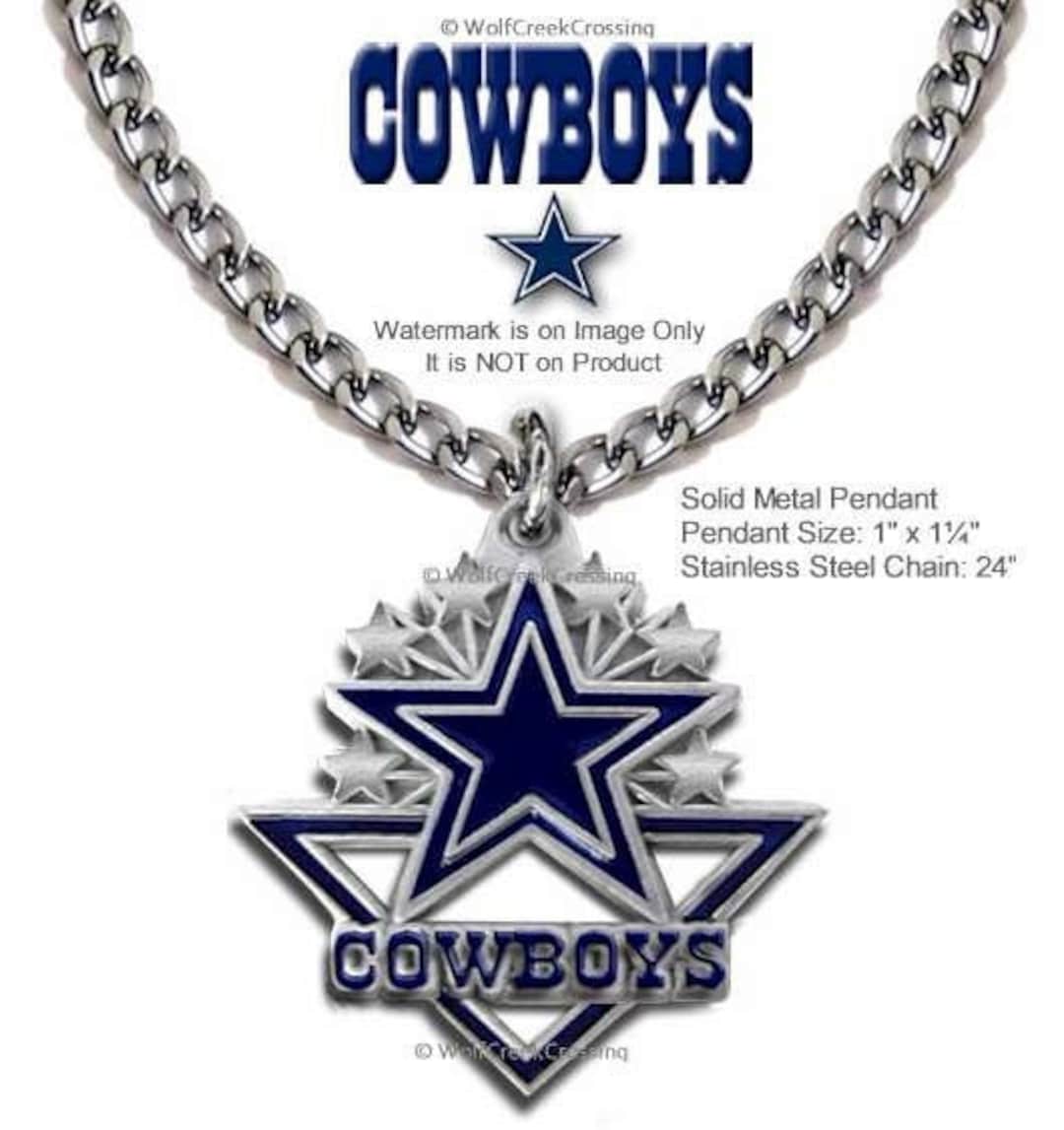 Kay True Fans Dallas Cowboys 1/4 CT. T.W. Brown Diamond Football Necklace  in Sterling Silver | CoolSprings Galleria