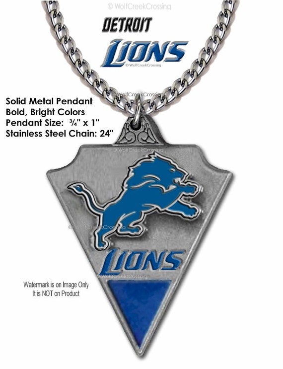 Detroit Lions Team Tag Necklace - Fan Apparel