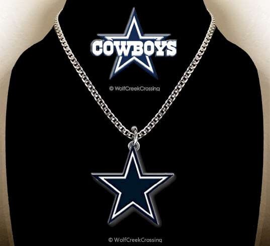 Dallas cowboys mens necklace sale