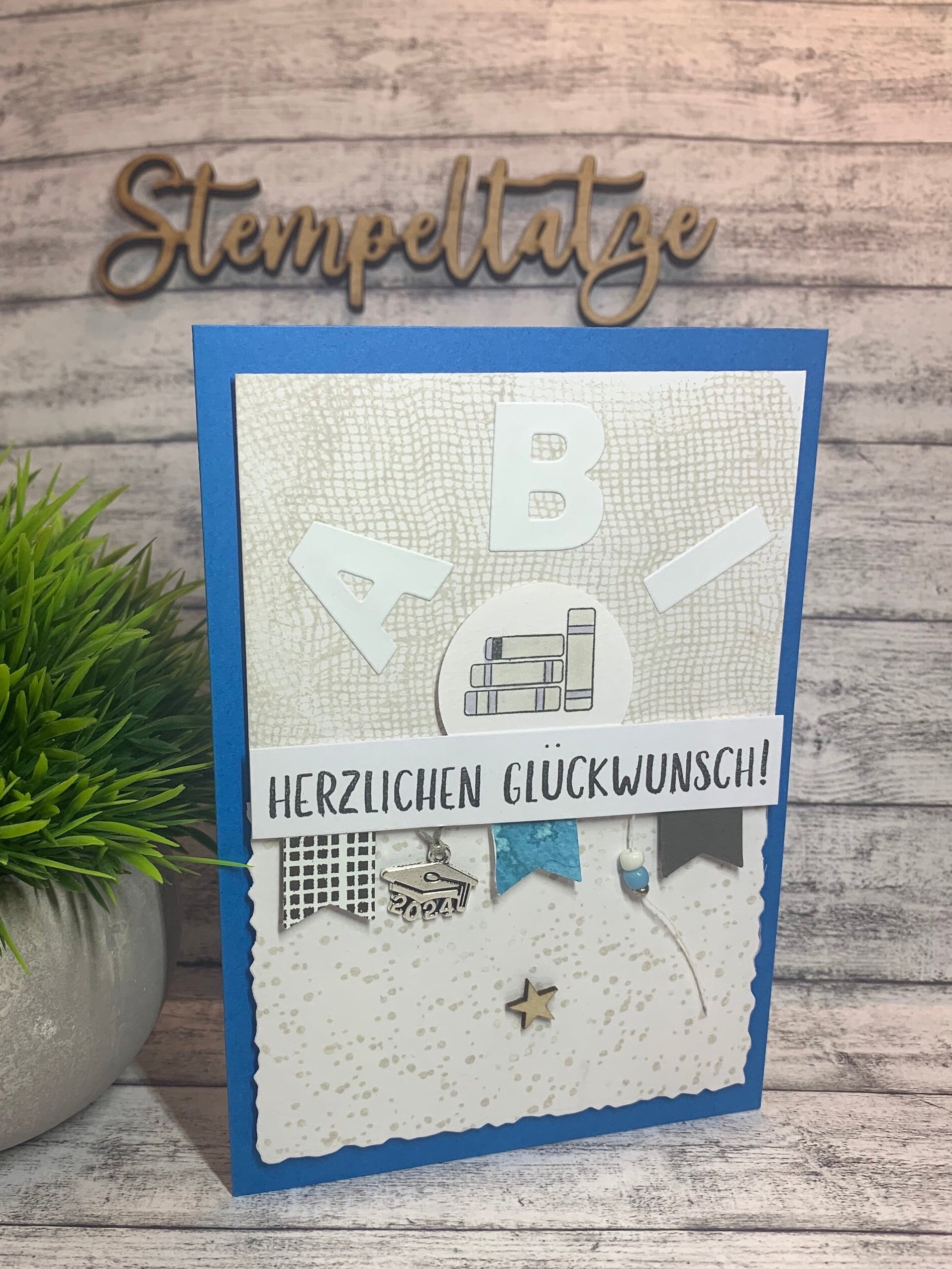  Foto zu Abitur 2024 Congratulations on Abitur 2024 Card for the Exam Passed 