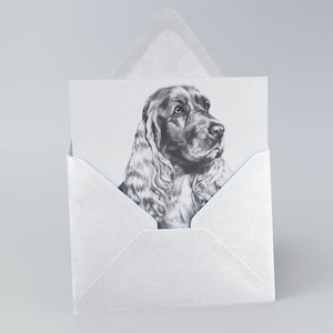 Cocker Spaniel card, Cocker Spaniel gifts