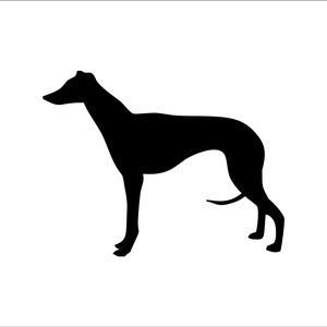 Adesivi per cani Whippet, adesivo per auto Whippet, regali Whippet