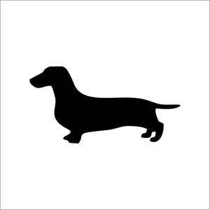 Dachshund sticker, Dachshund silhouette sticker, Dachshund car sticker, Dachshund decal window sticker, Dachshund vinyl sticker