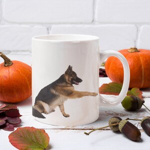 German Shepherd Dog mug - German Shepherd dog owner gift - GSD print mug