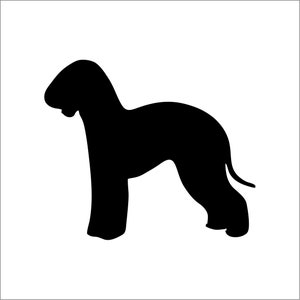 Dog Stickers, Bedlington Terrier car sticker, Bedlington Terrier decal window sticker, Bedlington Terrier vinyl sticker