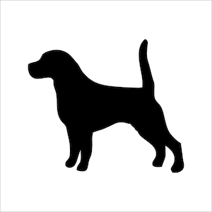 Hunde Sticker, Beagle Silhouette Sticker, Beagle Auto Sticker, Beagle Aufkleber Fensteraufkleber, Beagle Vinyl Sticker