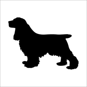 Pegatinas para perros, pegatina para coche Cocker Spaniel, pegatina para silueta Cocker Spaniel, pegatina para ventanas calcomanías, pegatina de vinilo Cocker Spaniel