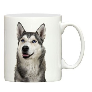 Siberian Husky mug, perfect Husky owner gift - Husky dog print mug