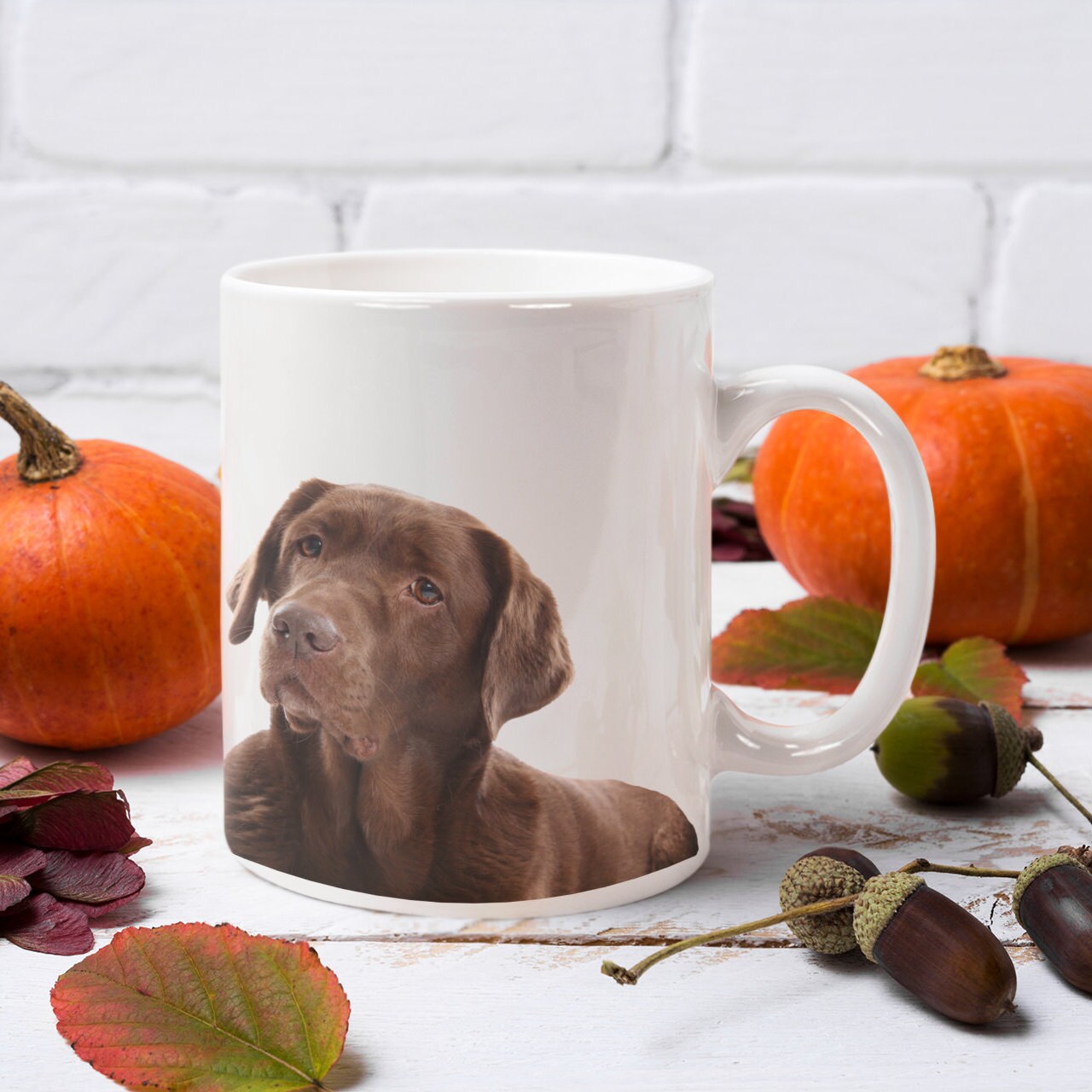 Chocolate Labrador Printed Mug Chocolate Labrador Owner Gift Etsy