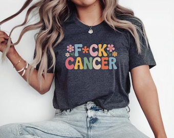 Cancer Awareness Tee Shirt, Cancer Family Support Shirt, Cancer Warrior Shirt, Pink Ribbon Shirt, Breast Cancer Warrior, Cancer Fighter Gift