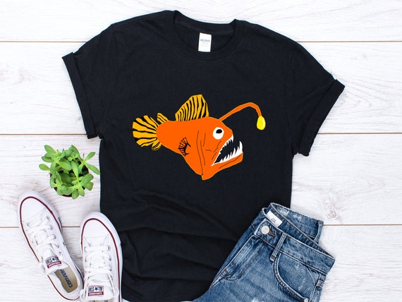 Anglerfish Shirt, Deep Sea Fishing Shirt, Sea Creature Shirt, Anglerfish  Fishing Shirt, Angler Fish Shirt, Sea Monster Shirt, Unisex Shirt 