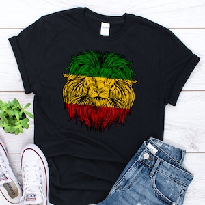 Lion Reggae Music Shirt, Reggae Shirt, Reggae Gift, Funny Reggae Music, Jamaican Shirt, Reggae Lover Gift, Reggae Lover Shirt, Rasta Music