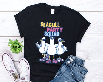 Seagull Shirt, Seagull Gift, Lighthouse And Seagulls T-shirt, Animal Lover Shirt, Marina Shirt, Beach Scavengers Shirt, Funny Seagull Shirt