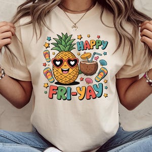 Happy Fri-Yay Shirt, Gifted for Teachers, Friday Weekend Shirt, Friyay Teacher Shirt, Fri-Yay Shirt, Cute Fri-Yay Shirt, Friday Teacher Tee