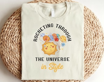 Aesthetic Universe Shirt, Solar System Shirts, Outer Space Shirt, Space Tee-Shirt, Planet Lovers Shirt, Astronomy Lover Tee Shirt