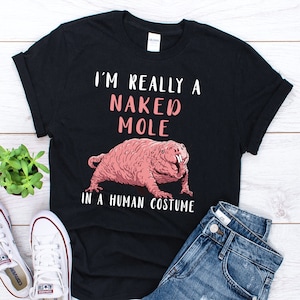 Naked Mole Day Shirt, Naked Mole-rat Gifts,funny Moles Animal Lover Gift, Moles Animal Shirt, Sand Puppy Shirt, Naked Mole-rat Shirt, Usa