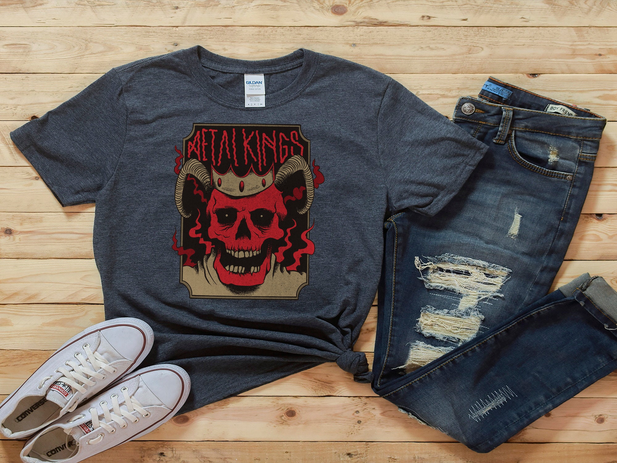 Discover Rock N Roll Shirt, Metal Fan Shirt, Metal Music, Halloween Shirt Men, Skeleton Shirt, Heavy Metal Shirt, Halloween Music Shirt, Musician Tee