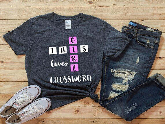 Crossword Shirt Crossword Puzzle Shirt Crossword Lover - Etsy