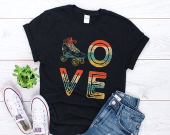 Roller Skating Retro Shirt, Roller Skating Gift, Gift For Skater, Funny Skate T Shirt, Roller Derby, Funny Skater, Roller Skating Shirt
