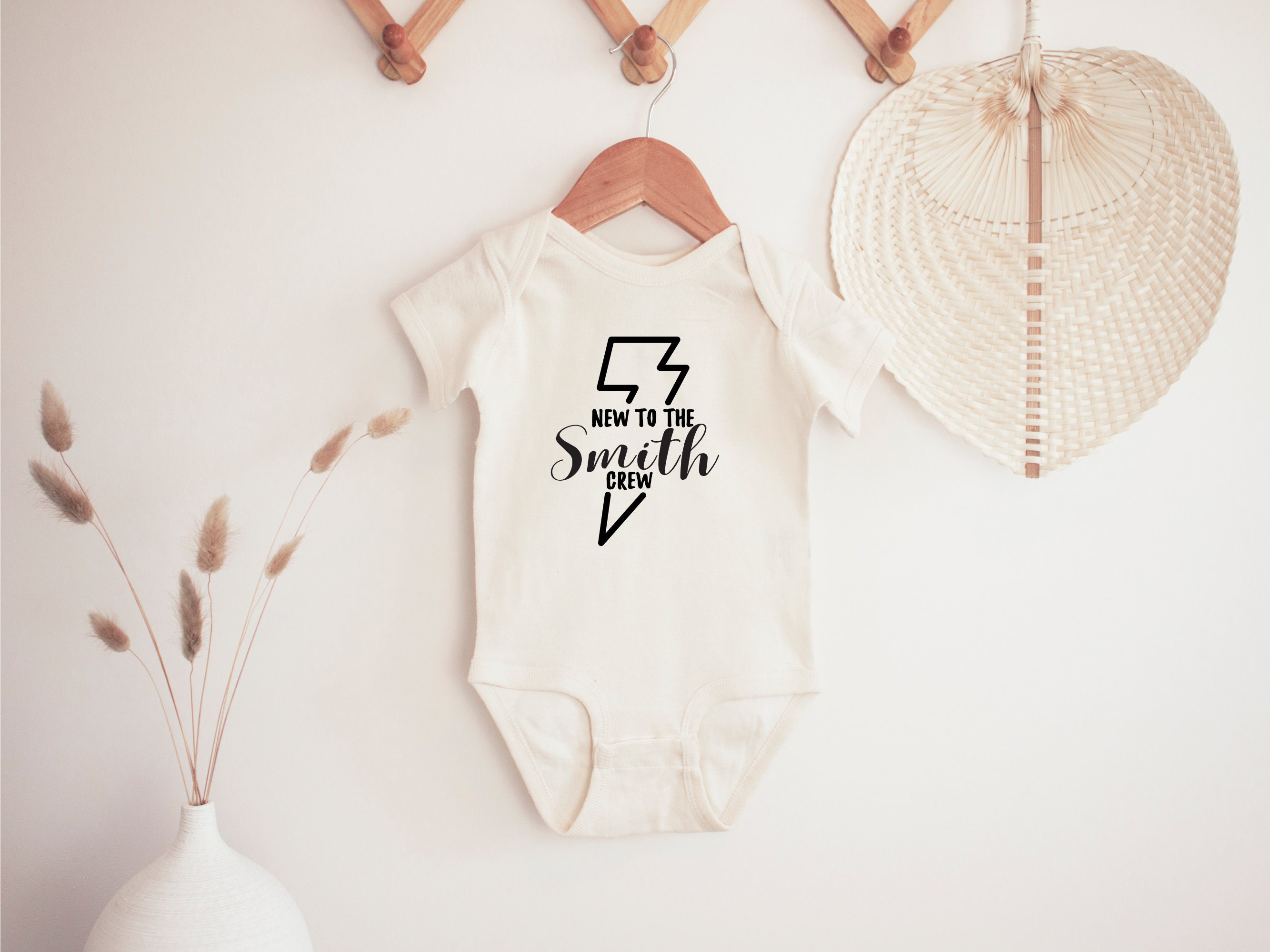 Personalized New to The Baby Vest New Member Baby Vest Etsy