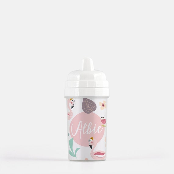 Sweet Flamingo Sippy Cup for Milk