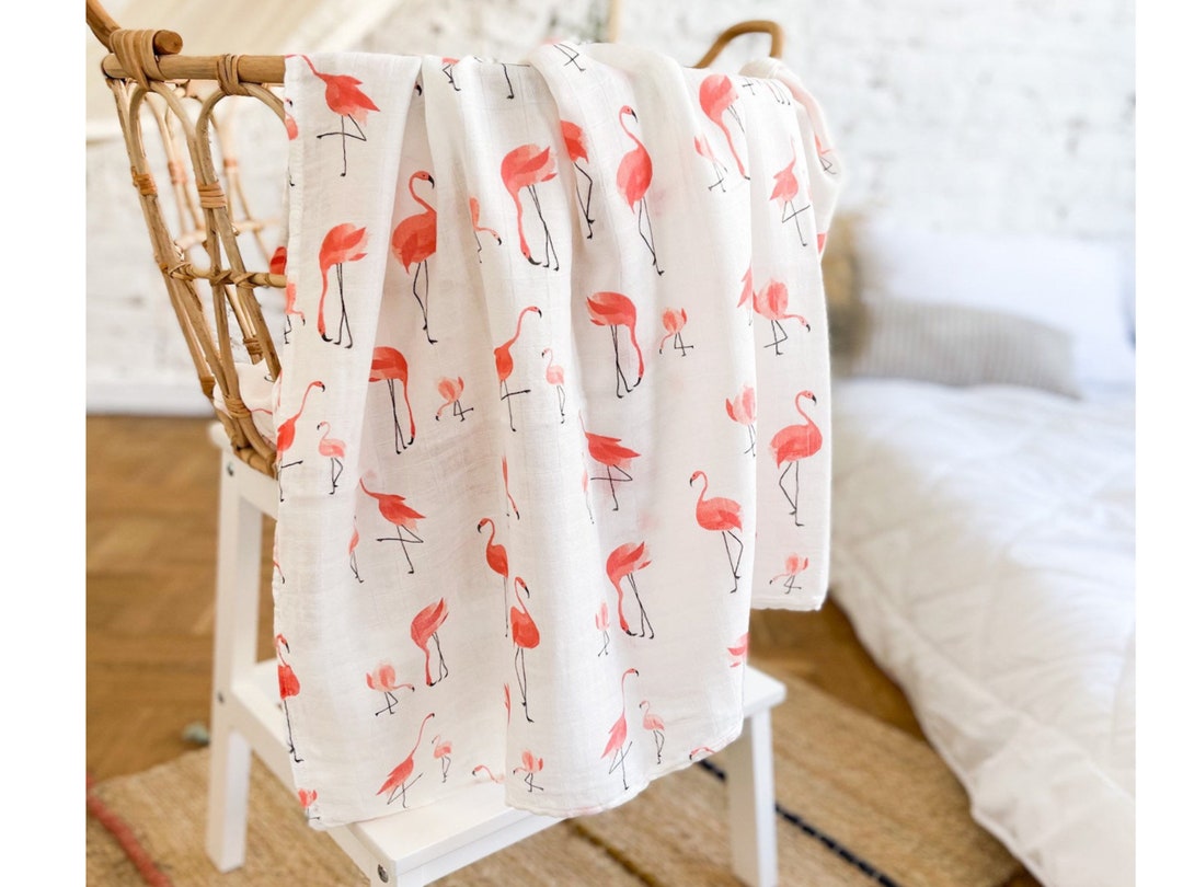 Muslin Blankets Flamingo