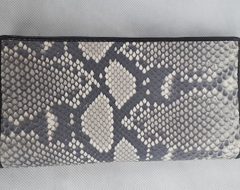 Genuine python snake skin wallet very elegant long wallet for women,event wallet,natural wallet,genuine leather wallet+Free shipping