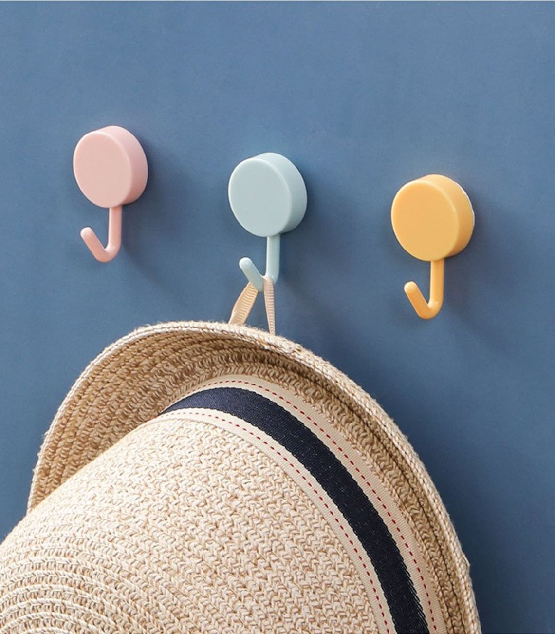 4 pcs Self Adhesive Wall Hooks Reusable Hooks Mix and Etsy