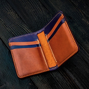 Six Card Leather Handmade Wallet, Gift Fot Him - Etsy