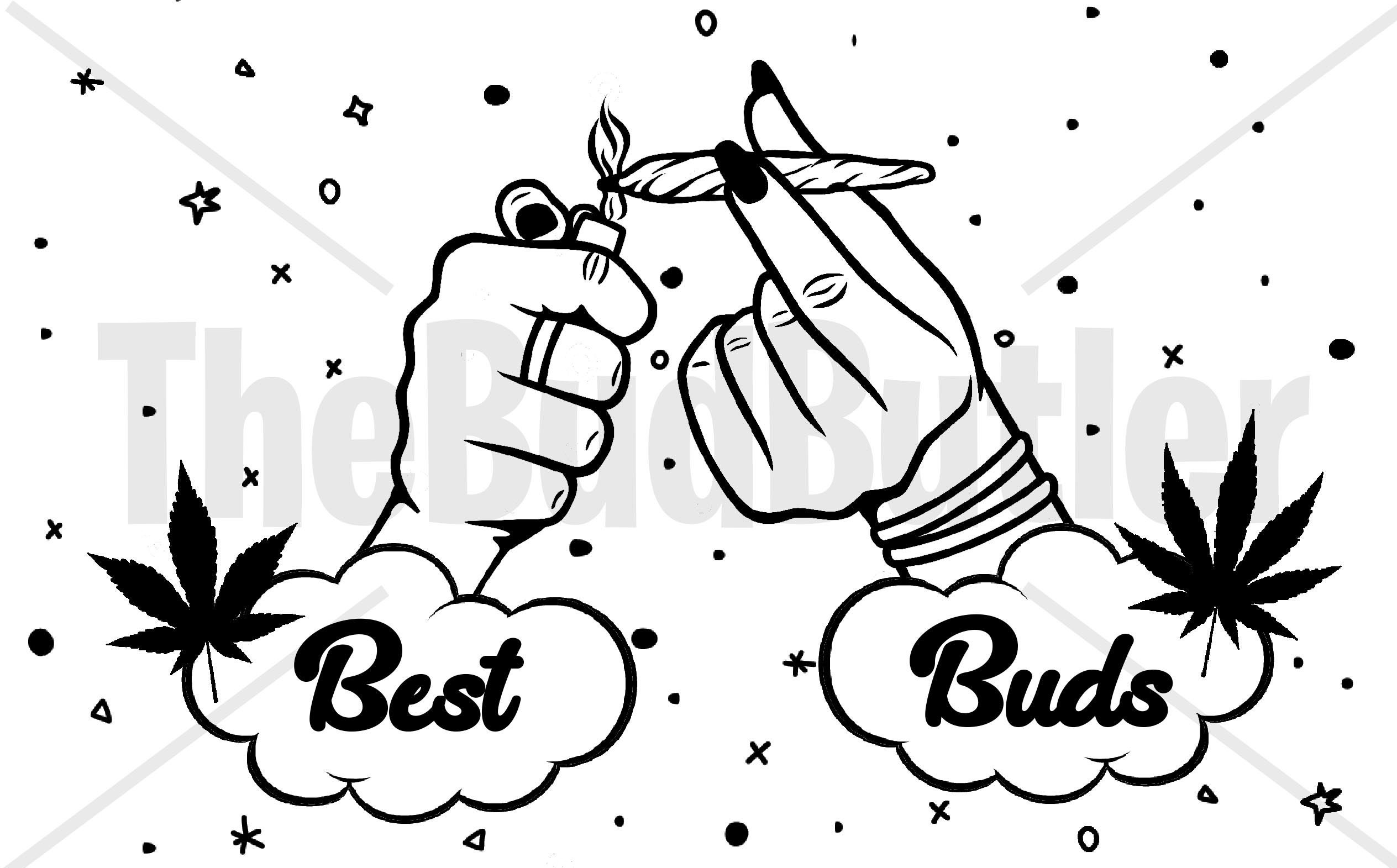 Best Buds SVG Digital File ONLY Etsy