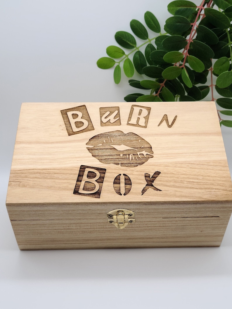 Burn Box Stash Box - Mean Girls Burn Book - Locking Weed Storage W/ Grinder, Pipe, Jar, & More 